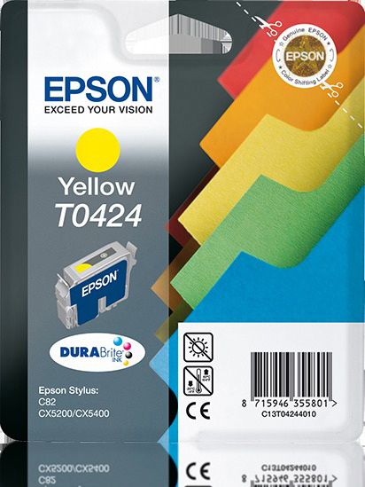 EPSON Original Tintenpatrone (C13T04244010) Gelb