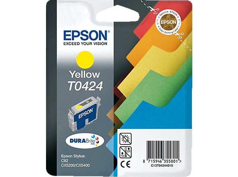 (C13T04244010) Gelb EPSON Original Tintenpatrone