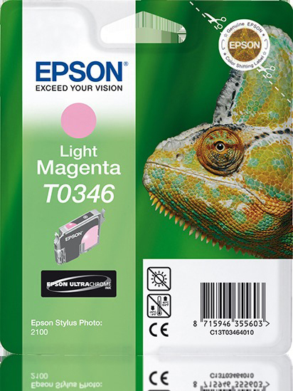 (C13T03464010) Tintenpatrone Magenta Original EPSON Light