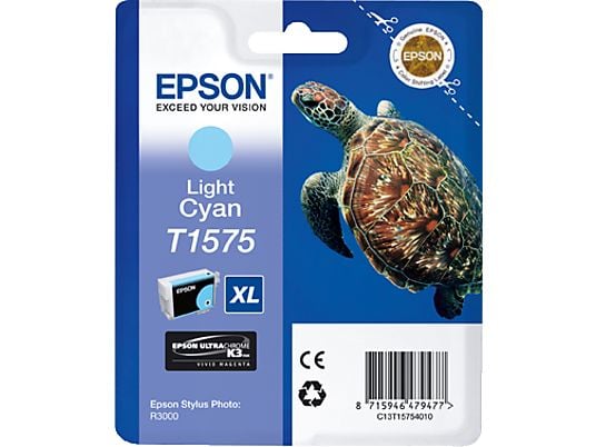 EPSON C13T15754010 T1575 LIGHT CYAN - 