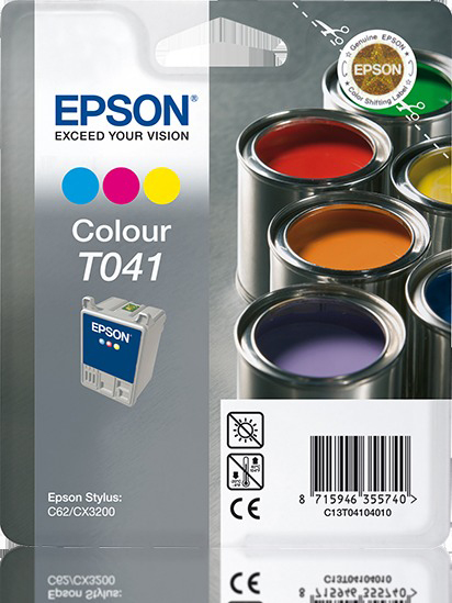 EPSON Original mehrfarbig (C13T04104010) Tintenpatrone