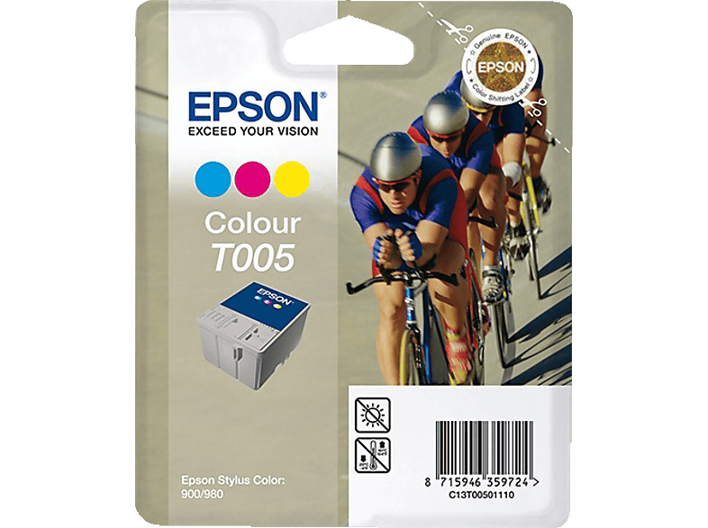 Original mehrfarbig Tintenpatrone EPSON (C13T00501110)