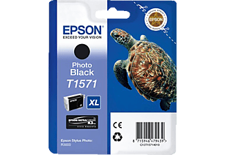 EPSON T1571 - Tintenpatrone (Schwarz)
