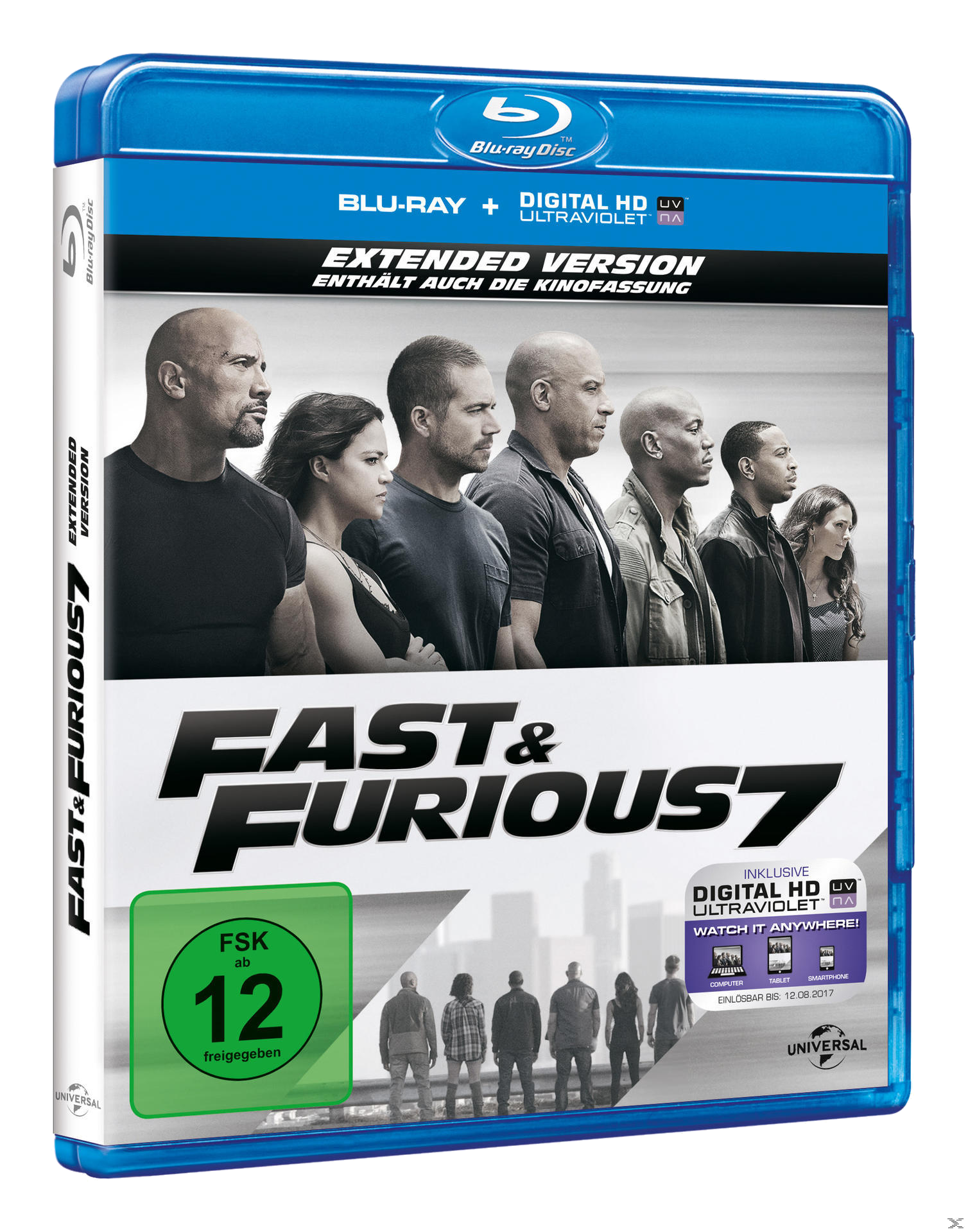 Fast & Furious 7 Blu-ray Disc-Cover.