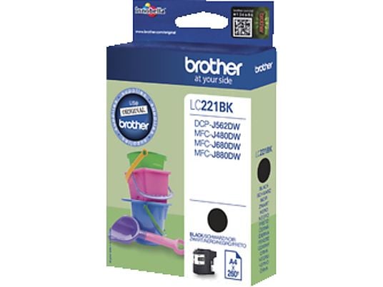 BROTHER LC221BK - Cartuccia d'inchiostro originale (Nero)