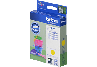 BROTHER LC-221Y - Tintenpatrone (Gelb)