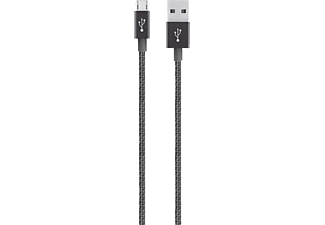 BELKIN F2CU021bt04-BLK MIXIT UP Metallic Micro USB - USB kábel, 1.2m, fekete