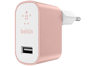 BELKIN F8M731VFC00 hálózati USB töltő, rozéarany