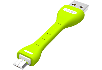 BTECH Micro USB kábel zöld (BTU-5040)