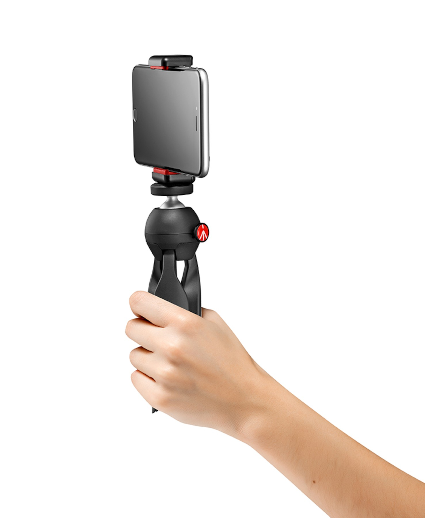 MANFROTTO Pixi Mini Tripod met Universal Smartphone Clamp Zwart