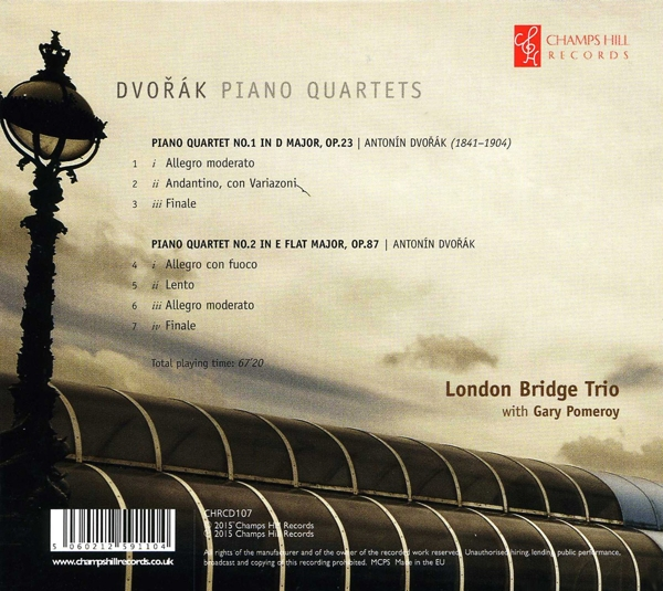 G./London Bridge Trio Pomeroy - Klavierquartette 1 & 2  - (CD)