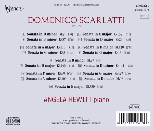 Angela Hewitt - Sonaten  - (CD)