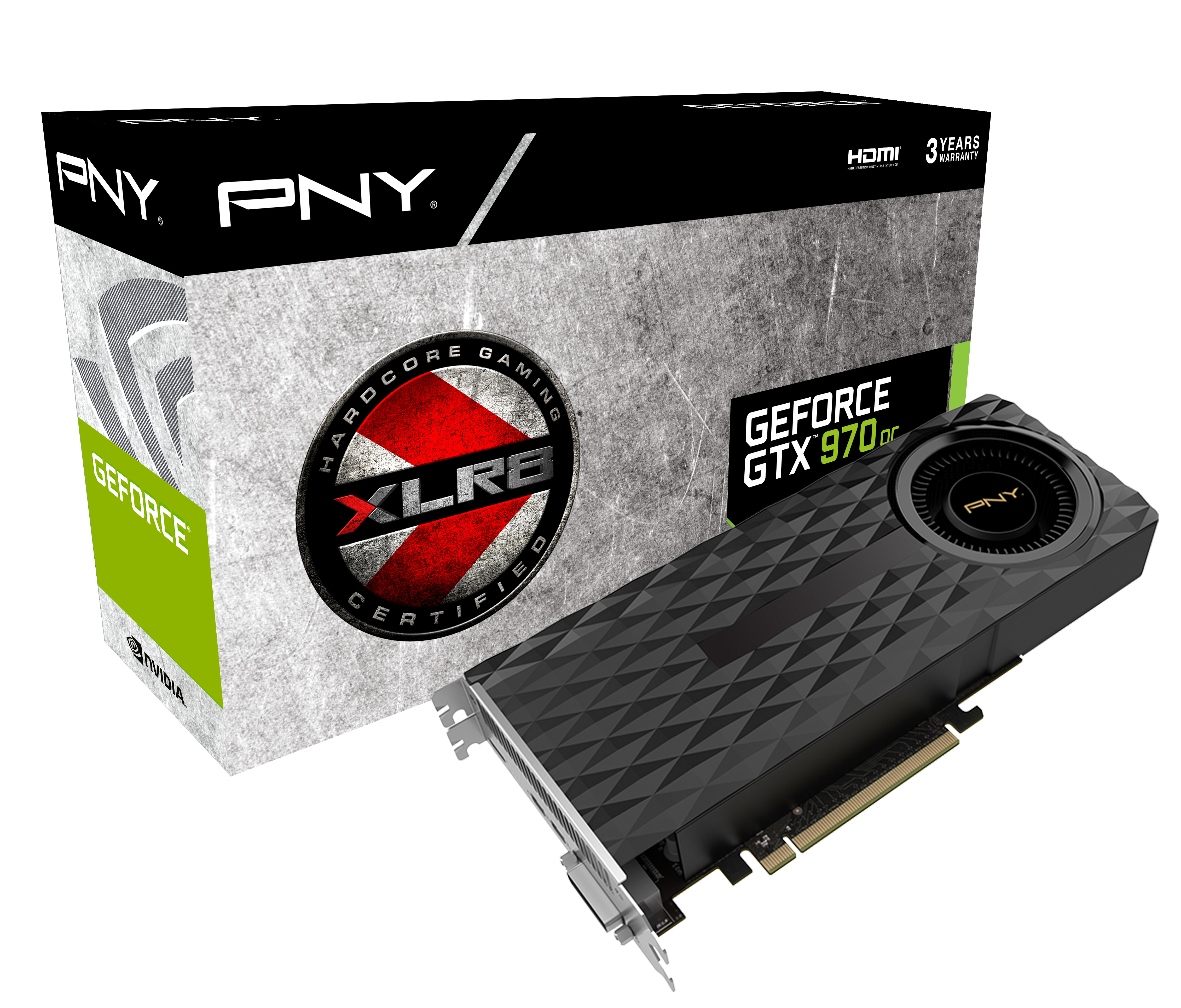 PNY KF970GTX4GEPB GeForce GTX 970 XLR OC (NVIDIA, Grafikkarte)
