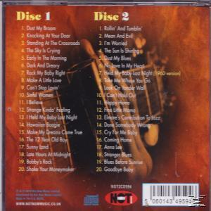 Albumcover, Disc 1 und 2 Titellisten, Gitarrenbild.
