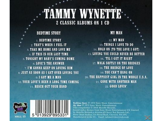 Tammy Wynette - Bedtime Story + My Man - CD