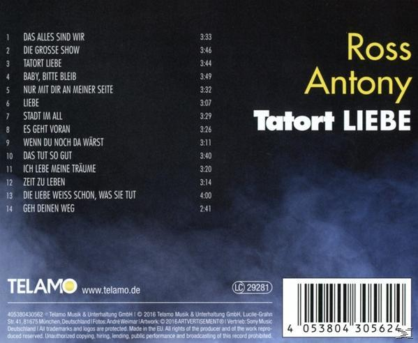 CD-Cover mit Titelliste, Künstlername und Albumtitel. Unten befinden sich ein Barcode und ein Label.
