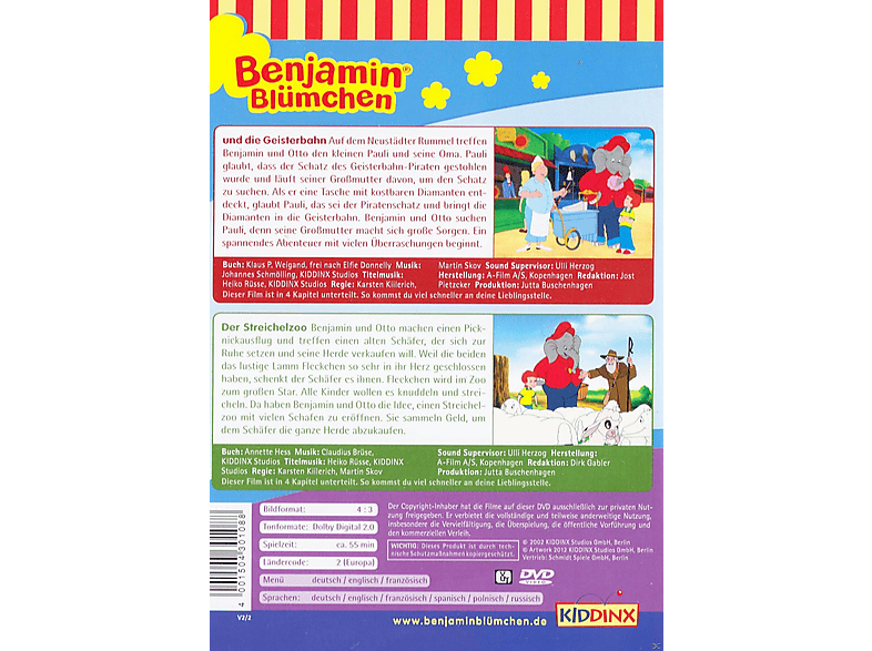 Benjamin Blumchen Und Die Geisterbahn Der Streichelzoo Dvd