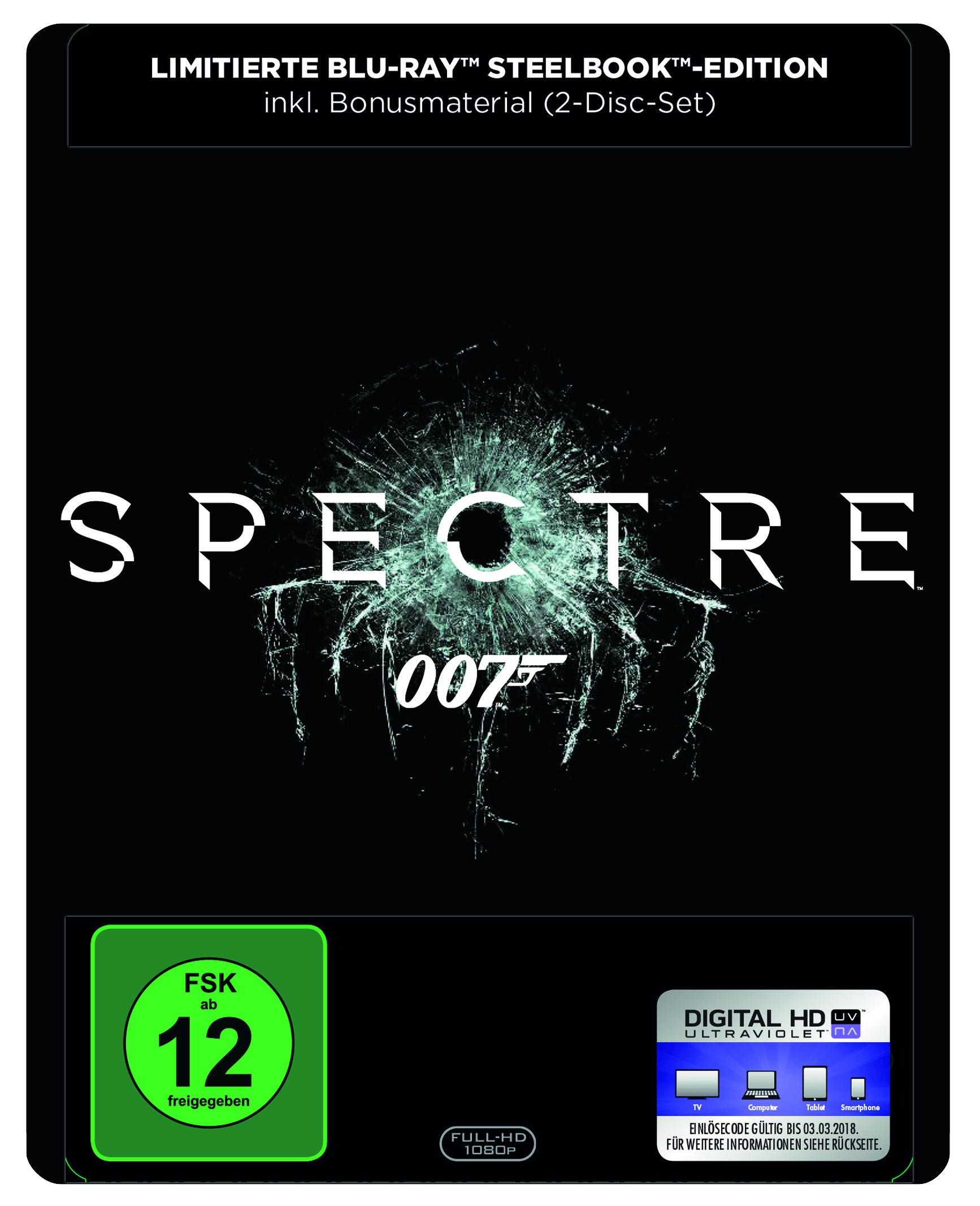 James Bond - Spectre (Steelbook Edition - Media Markt Exklusiv) Blu-ray