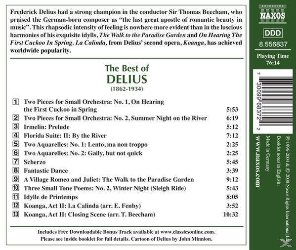 VARIOUS - Best Of Delius  - (CD)