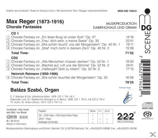 Balazs Szabo - Choralfantasien  - (SACD Hybrid)