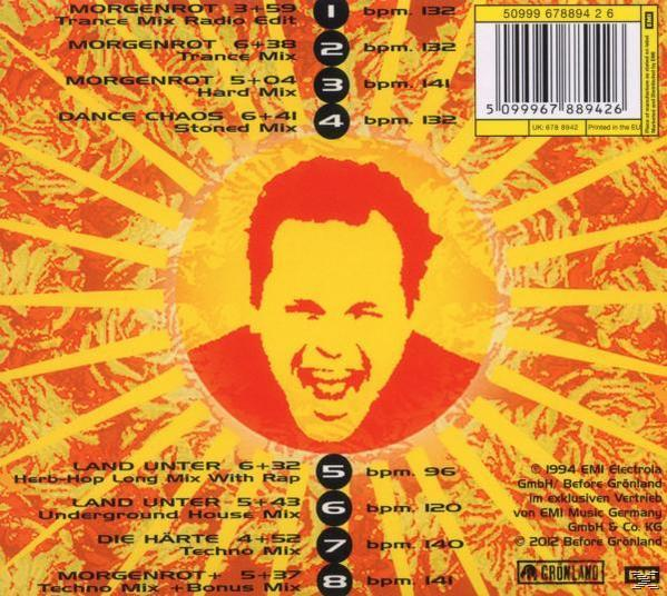 Albumcover. Ein Mann mit einem Gesicht. Der Hintergrund ist gelb. Der Name des Albums steht unten.