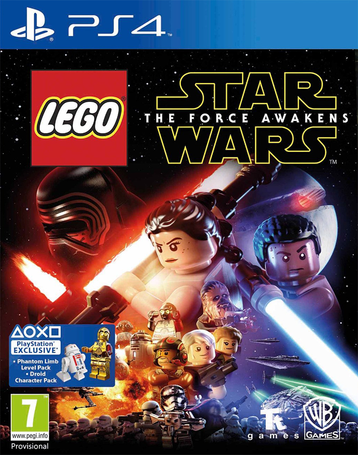 Lego Star Wars játékkazetta, a film szereplőivel.