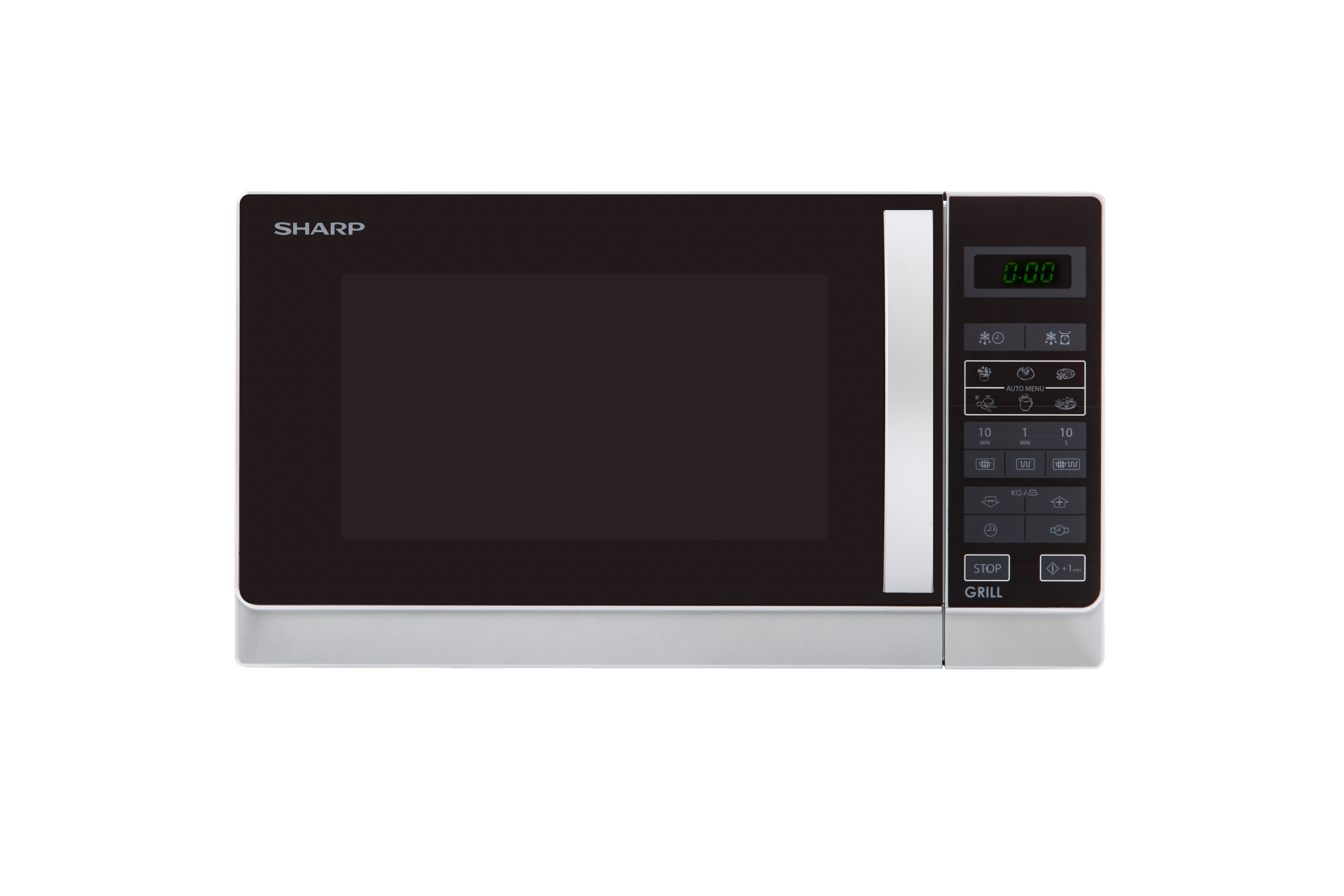 Sharp R-742(IN)W grill-magnetron 25 liter zilver