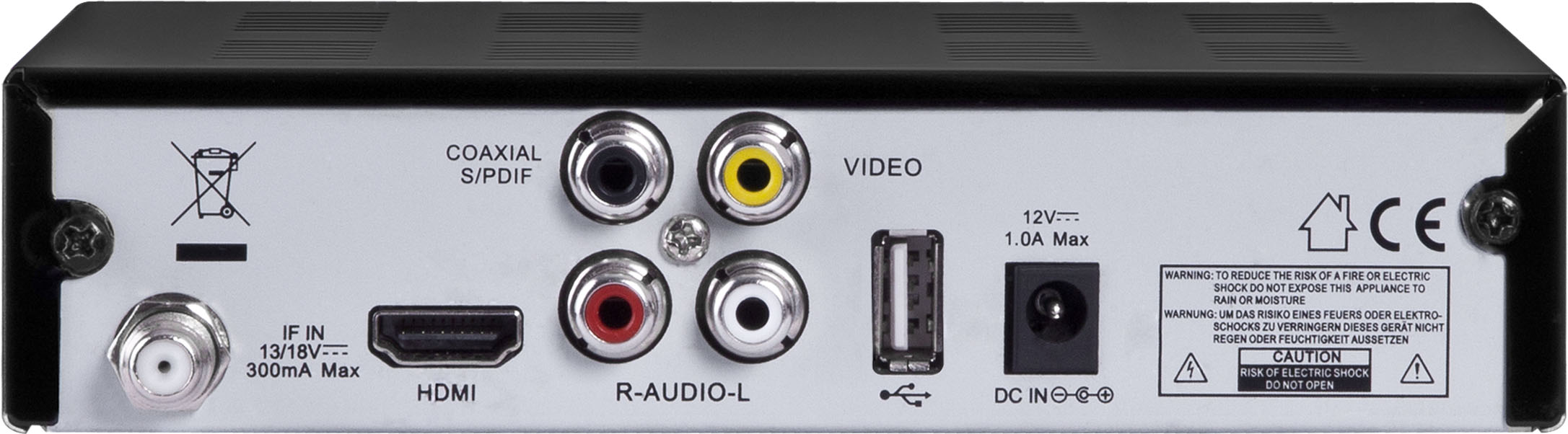 IMPERIAL HD 5 kompakt   Receiver (HDTV, Schwarz)
