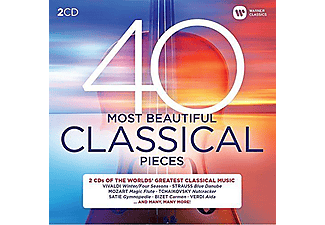 Különböző előadók - 40 Most Beautiful Classical Pieces (CD)