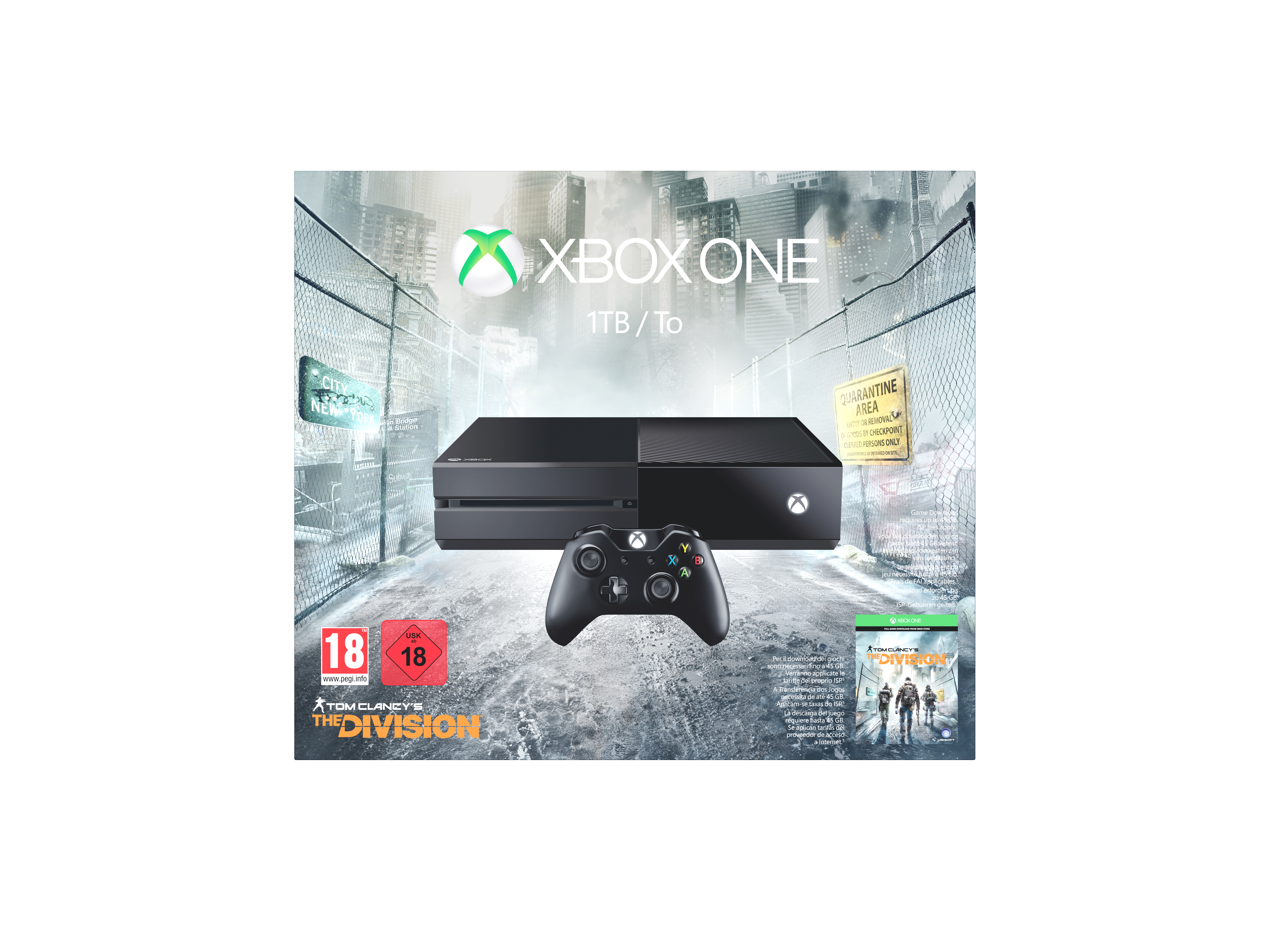MICROSOFT Xbox One 1TB Tom Clancy‘s The Division Bundle