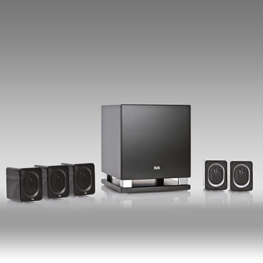 ELAC Lautsprecher Set Cinema 30, schwarz