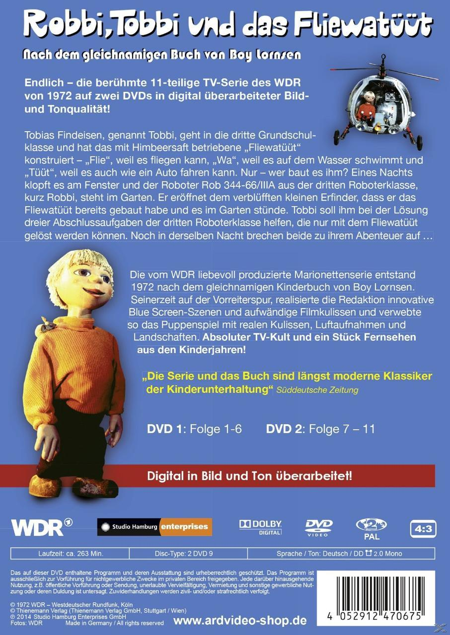 DVD-Cover mit einer Zeichentrickfigur und einem Hubschrauber. Text auf Deutsch.