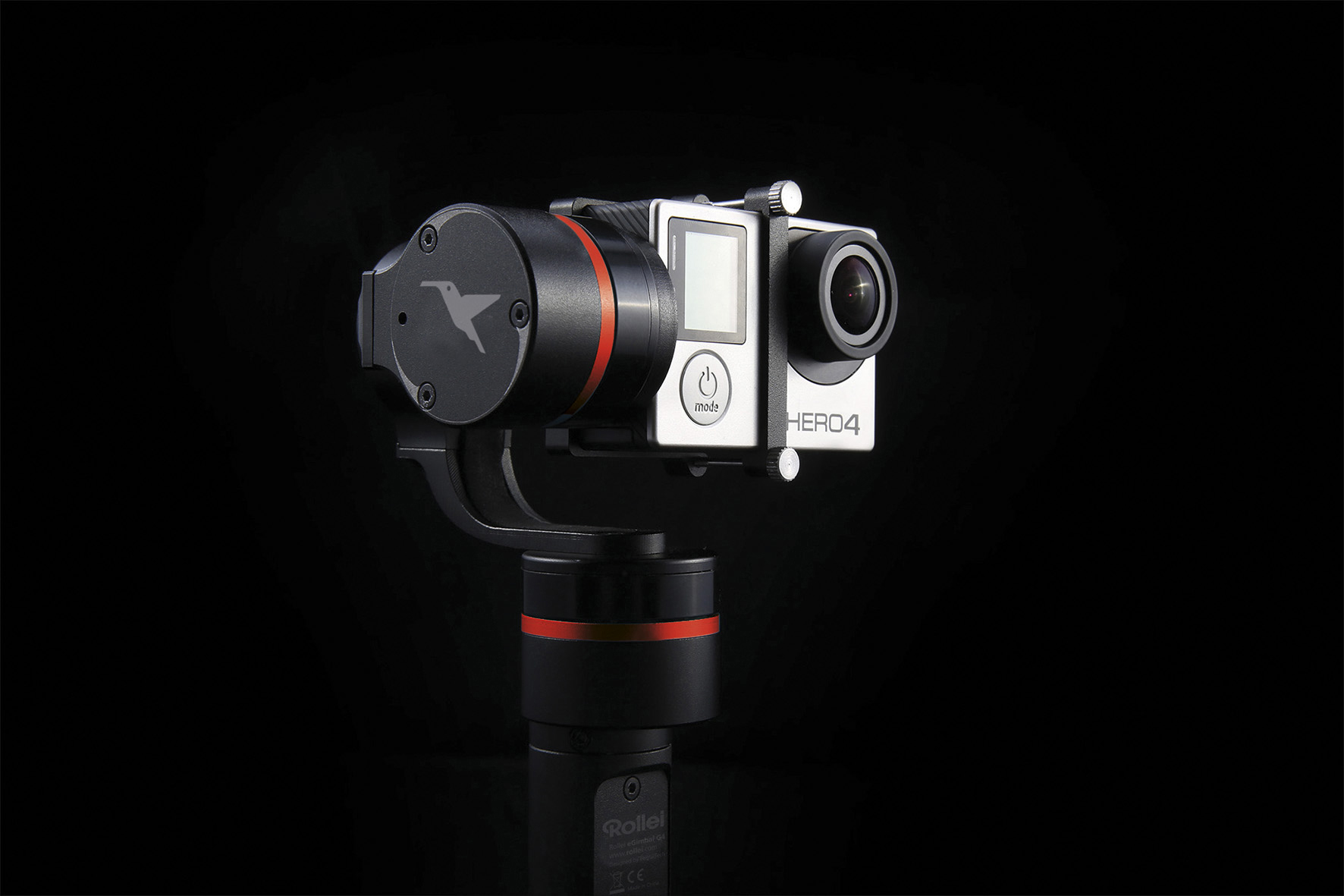 ROLLEI Elektronischer Stabilisator eGimbal G4, elektronischer Stabilisator, Schwarz