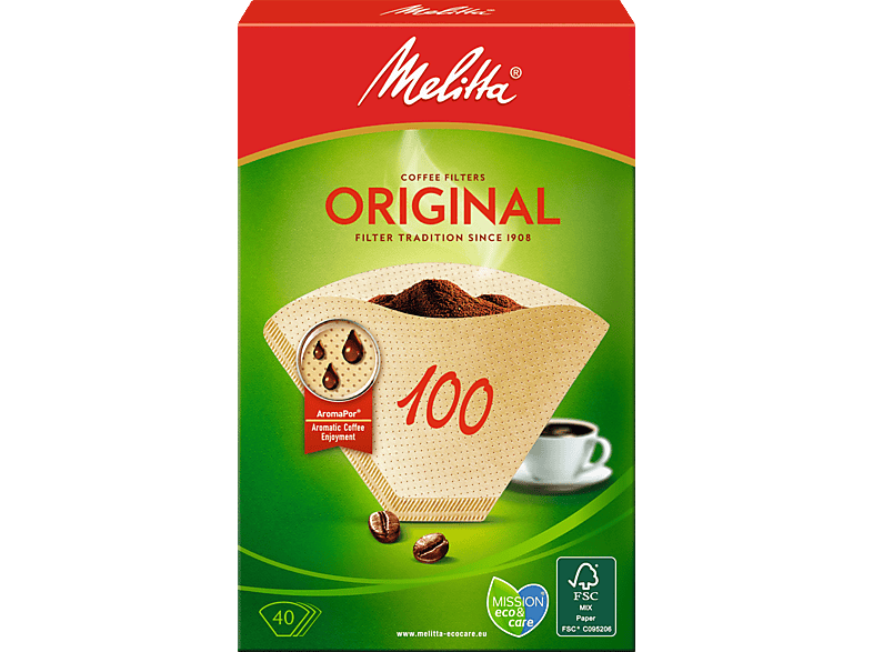 Melitta Filtertüten® 100 40 Stück