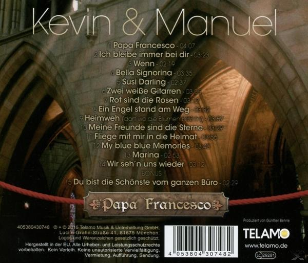 Kevin & Manuel - Papa Francesco  - (CD)