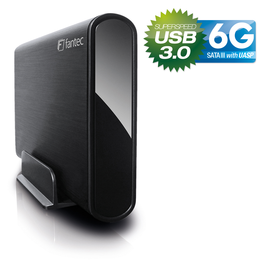 FANTEC 1659 DB-ALU3-6G, Schwarz