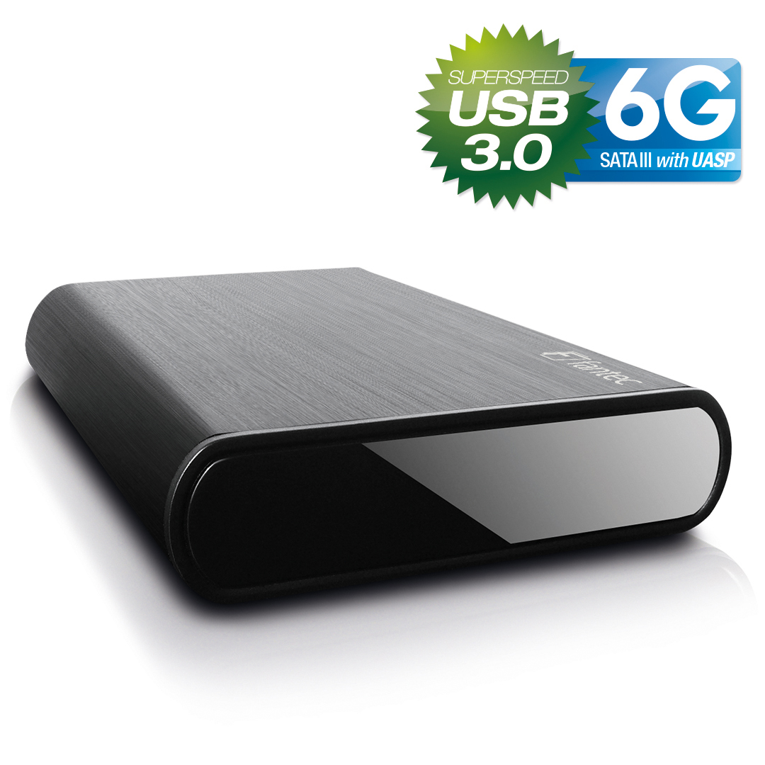 FANTEC 1659 DB-ALU3-6G, Schwarz