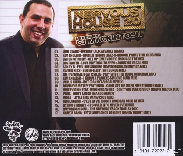 VARIOUS/CJ MACKINTOSH, Various/CJ Mackintosh (Mixed By) - Nervous House 20  - (CD)