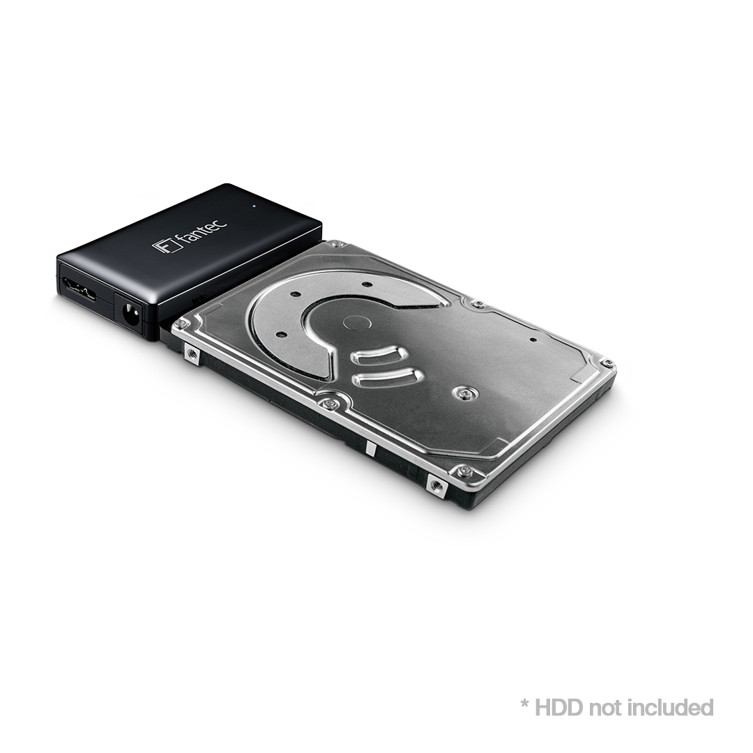 FANTEC 1817 AD-U3SA SATA Adapter, 0 TB, extern, Schwarz