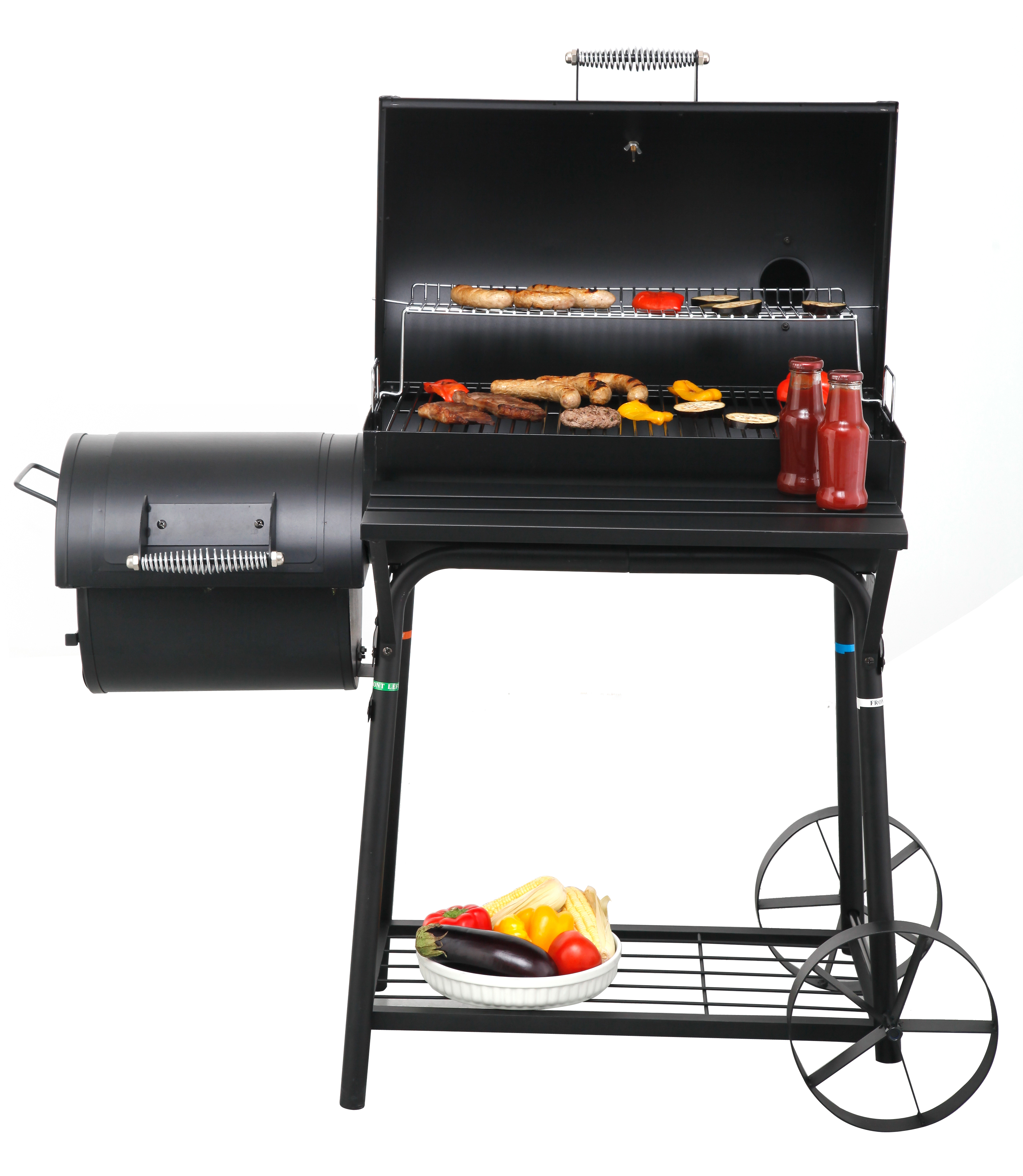 TEPRO 1067 Biloxi Kohlegrill, Schwarz 