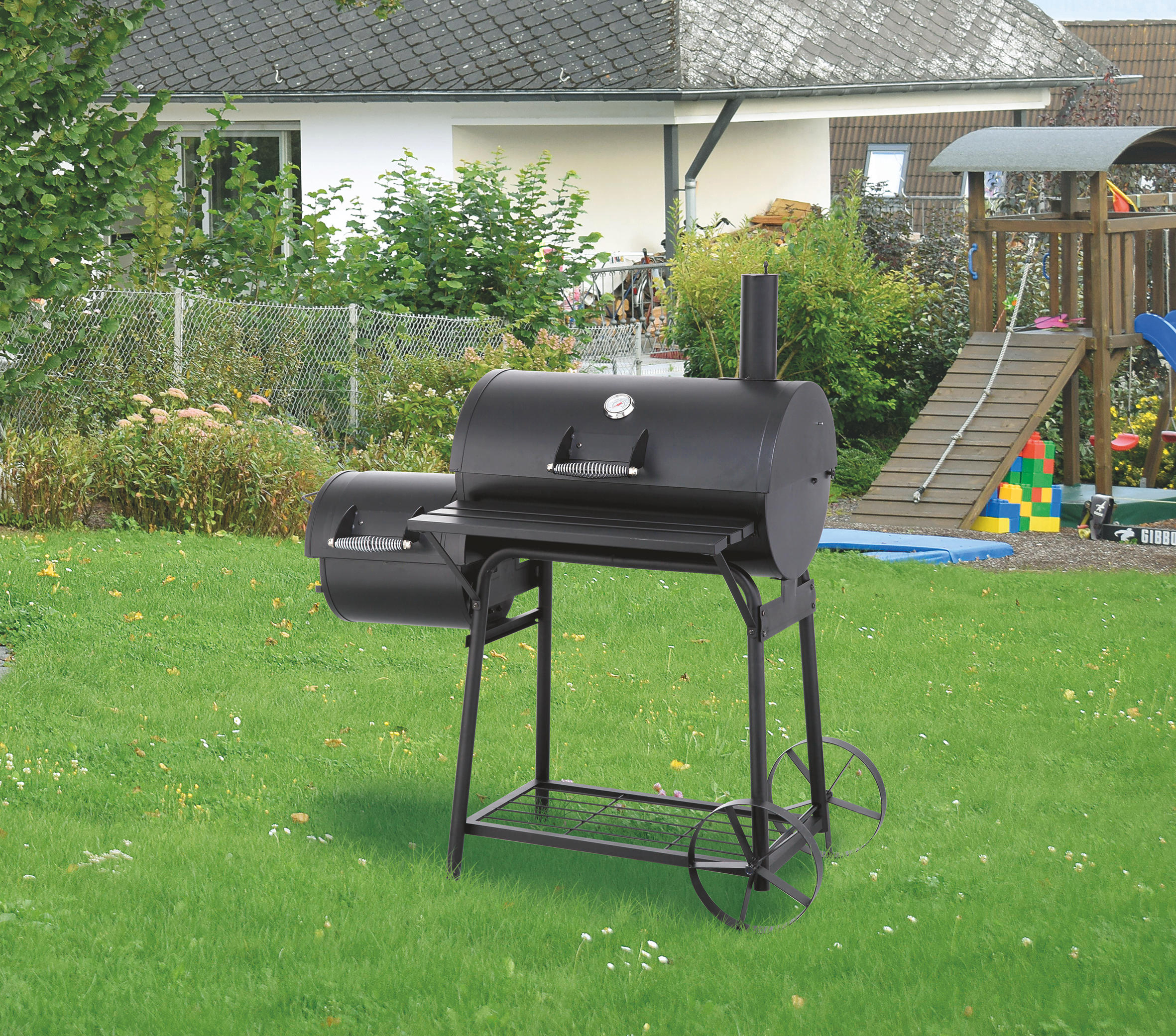 TEPRO 1067 Biloxi Kohlegrill, Schwarz 