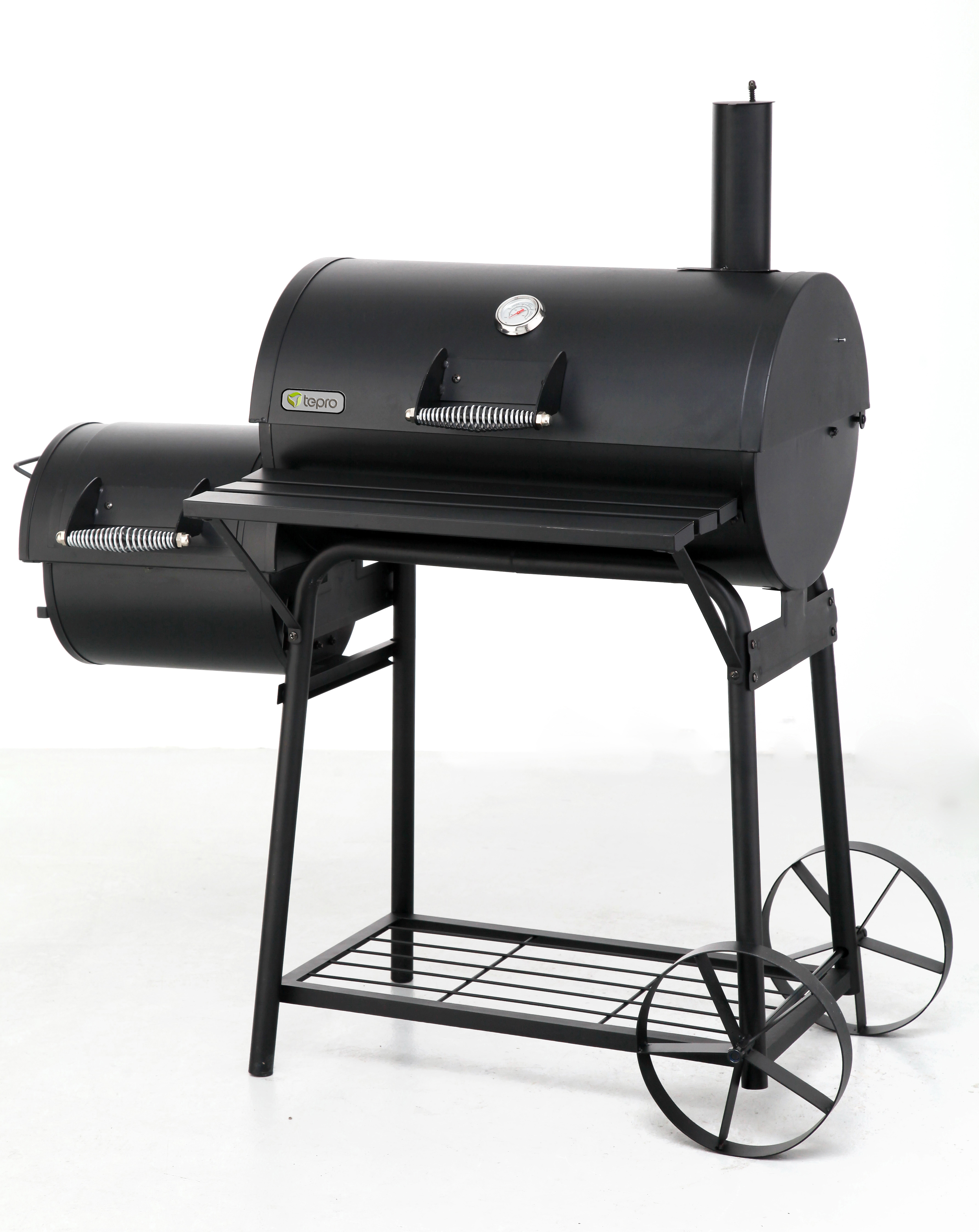 TEPRO 1067 Biloxi Kohlegrill, Schwarz 