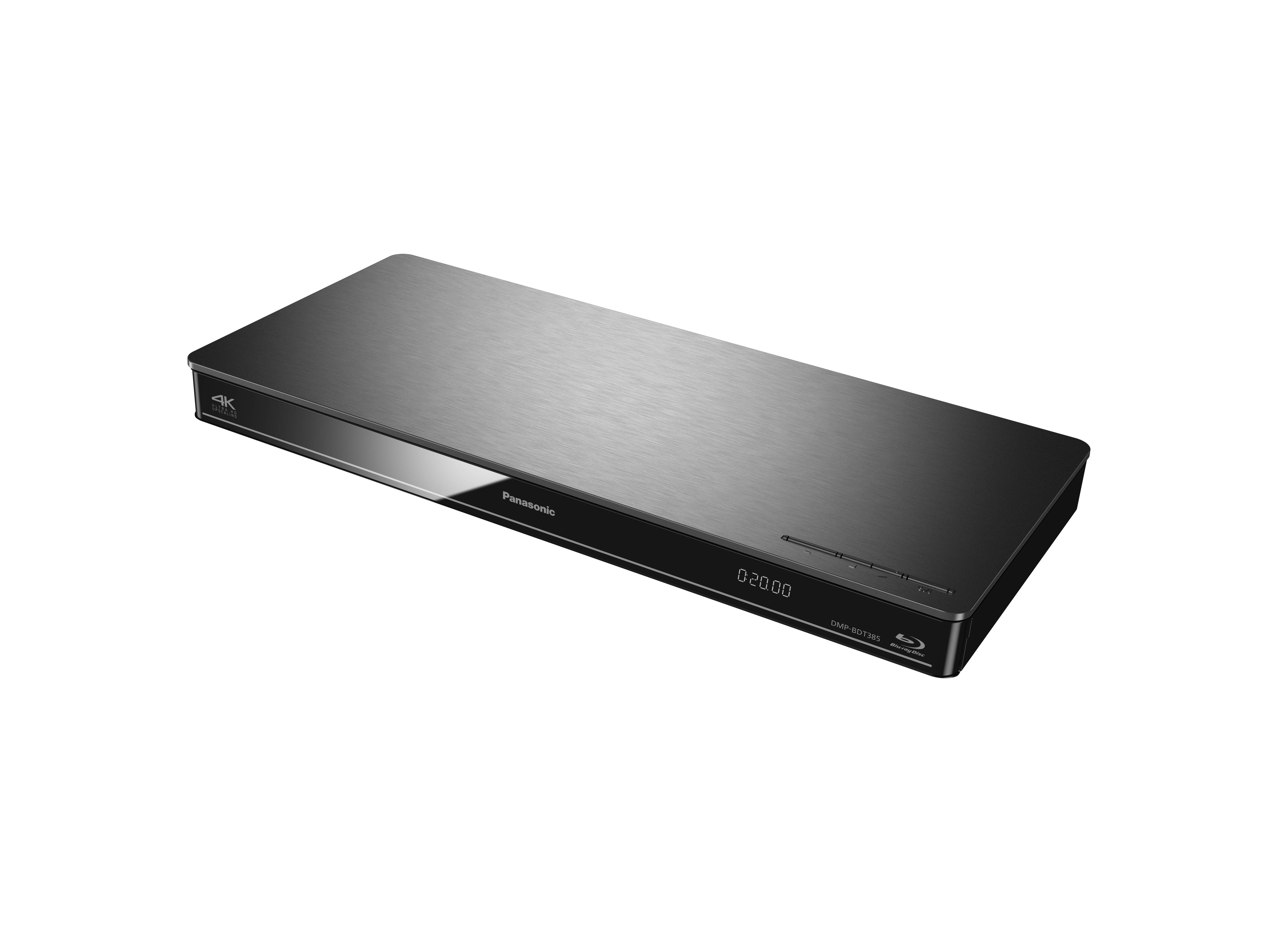 PANASONIC DMP-BDT385EG Blu-ray Player mit 4K Upscaling, 4K JPEG Wiedergabe, 3D und High Res Audio