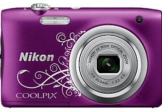 NIKON Coolpix A100 lineart lila digitális fényképezőgép