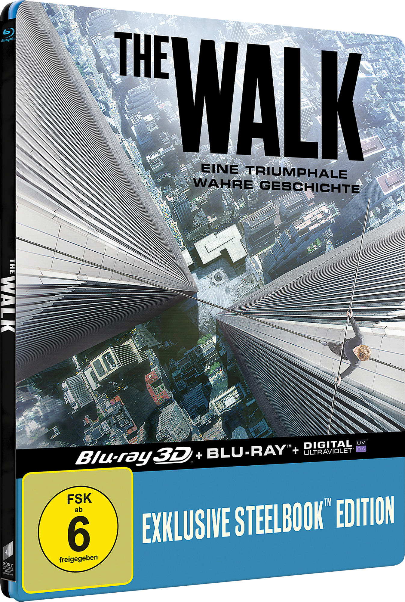 The Walk (Exklusive Lenticular Steelbook-Edition) 3D Blu-ray (+2D)