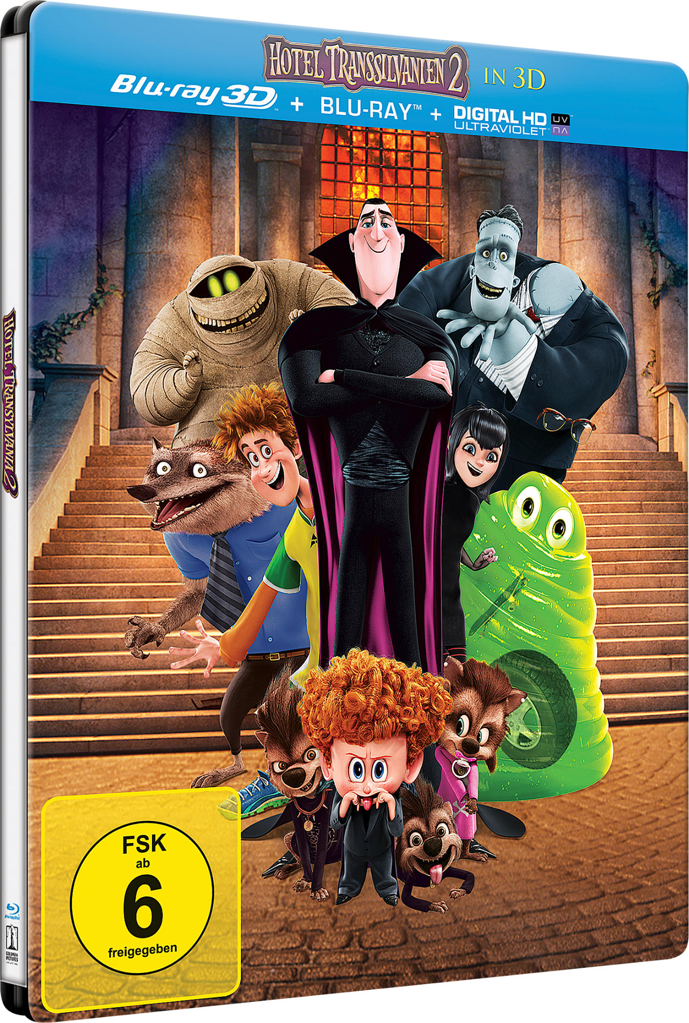 Hotel Transsilvanien 2 (3D+2D Version (2 Disc) Steelbook / Lenticular) 3D Blu-ray (+2D)