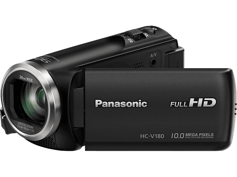 Megapixel, Zoom 2,5 MOS BSI , 50xopt. PANASONIC Camcorder HC-V180