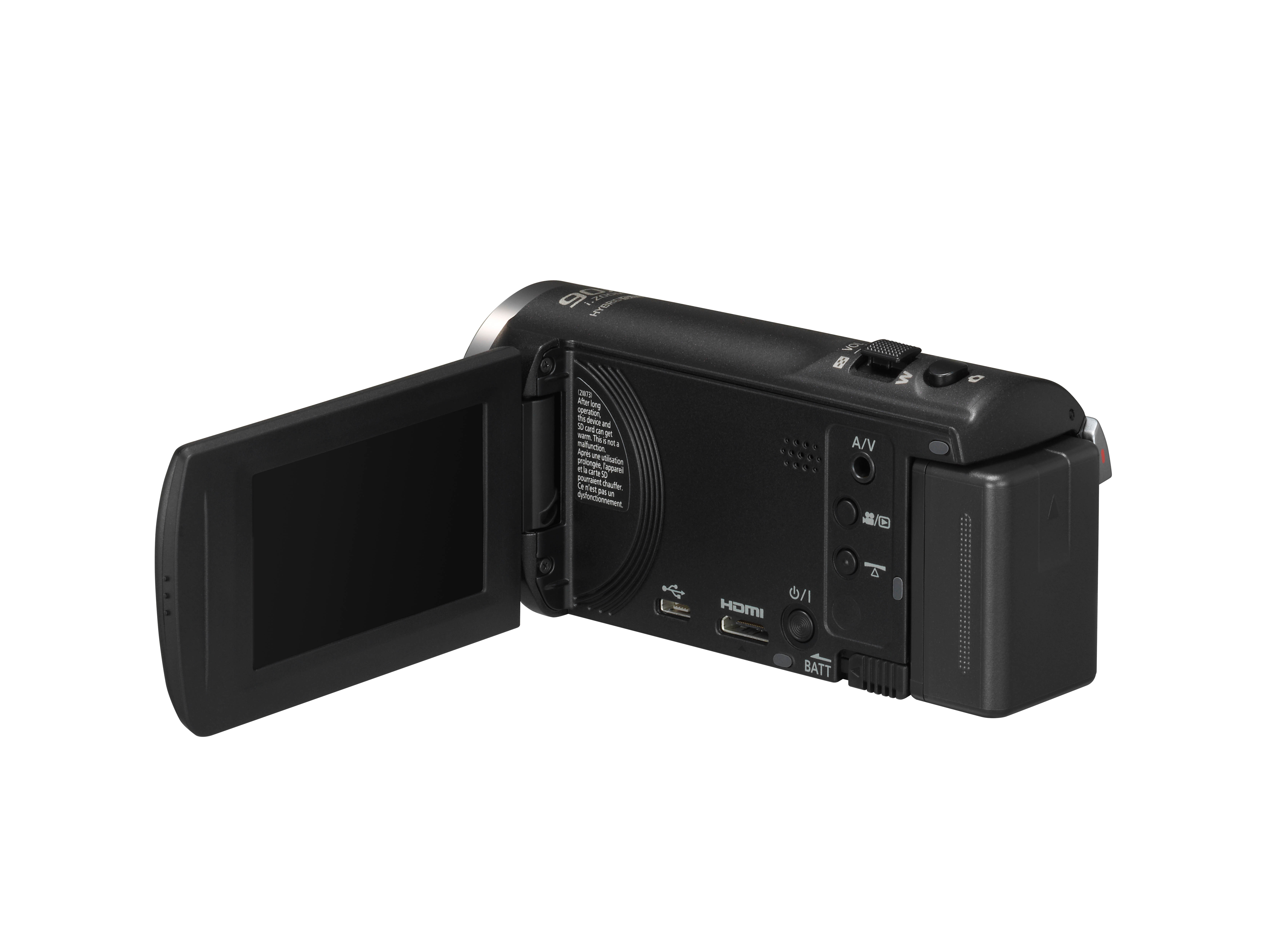 PANASONIC HC-V180 Camcorder , BSI MOS 2,5 Megapixel, 50xopt. Zoom