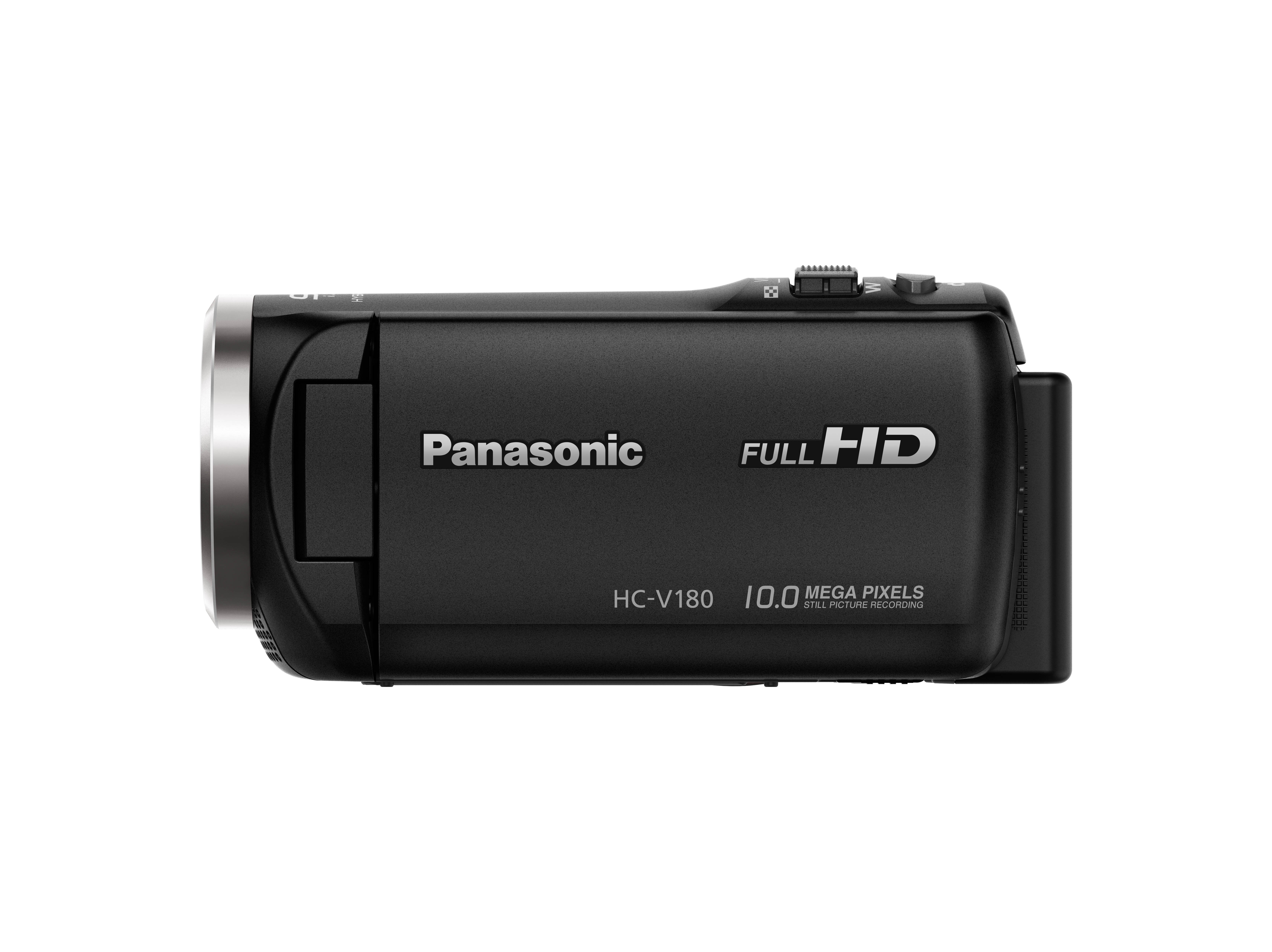 PANASONIC HC-V180 Camcorder , BSI MOS 2,5 Megapixel, 50xopt. Zoom