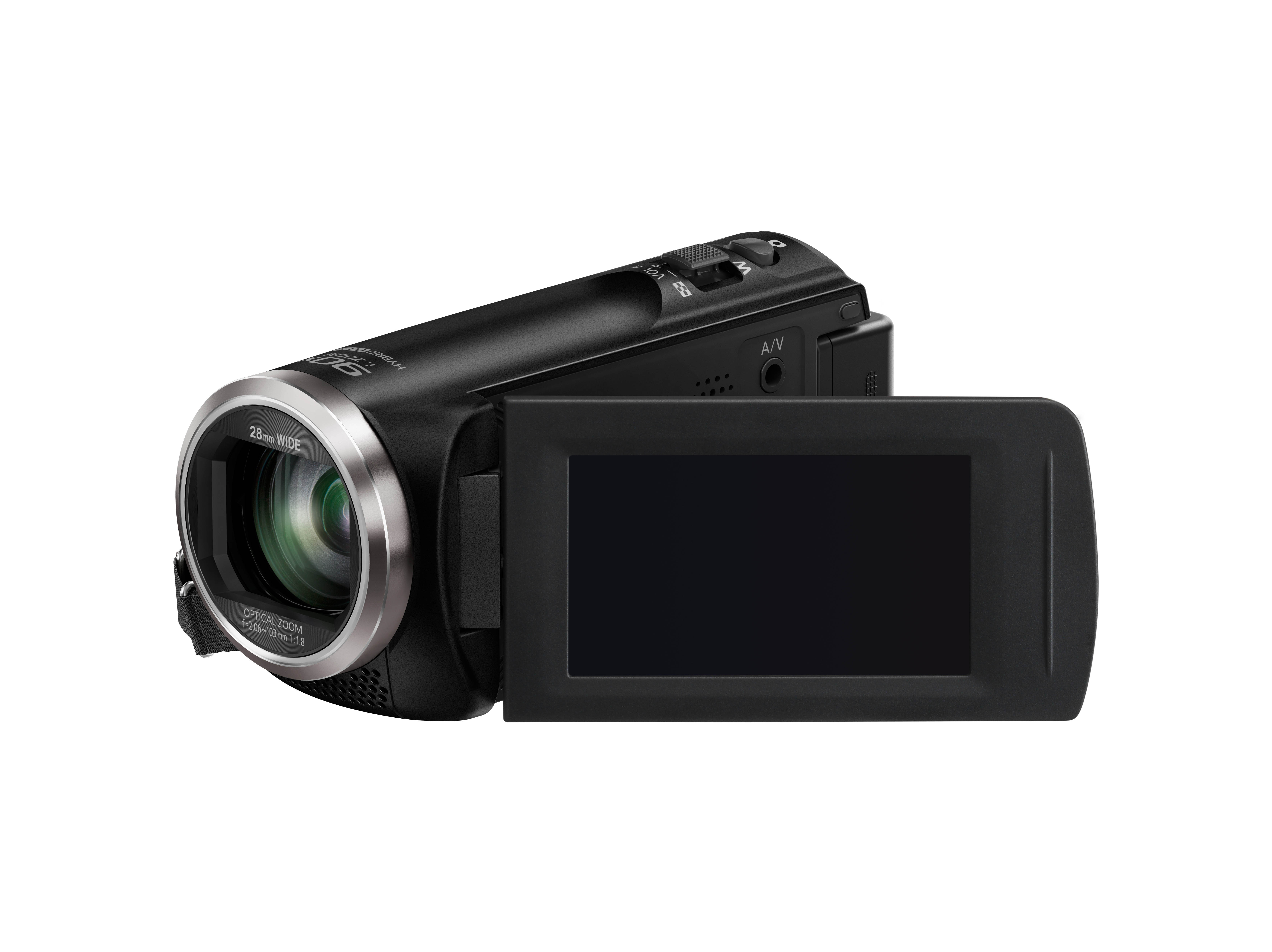 PANASONIC HC-V180 Camcorder , BSI MOS 2,5 Megapixel, 50xopt. Zoom